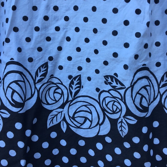 Polka Dot Petite Dress - Picture 2 of 2